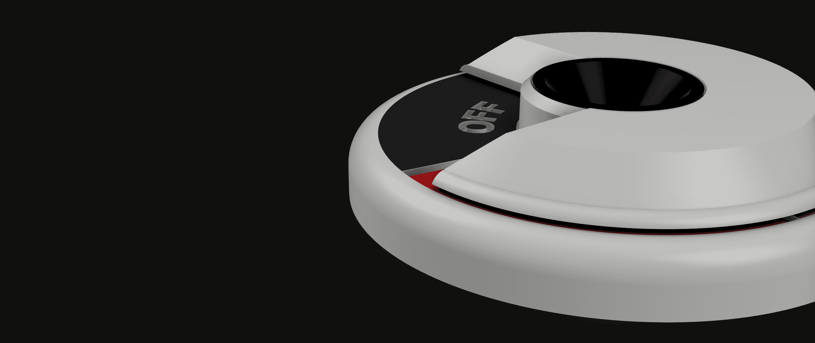 Dial set to OFF — black sector visible